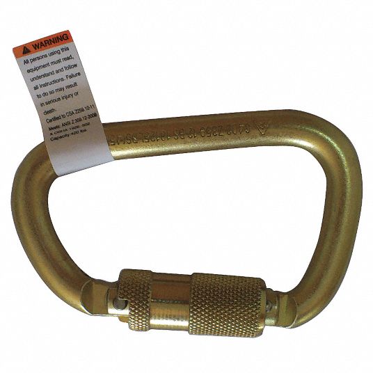 CONDOR, Double-Action Twist Lock, Oval Shape, Carabiner - 16V856