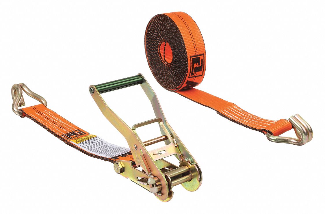 27 ft Cargo Tie Down Lg, 2 in Cargo Tie Down Wd, Tie Down Strap