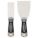 PUTTY KNIFE SET, STAINLESS STEEL BLADE, PLASTIC HANDLE/STEEL, STRAIGHT BLADE