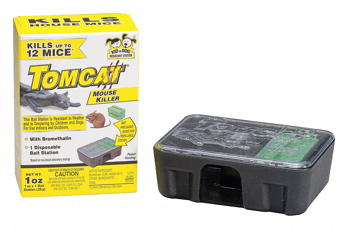 TOMCAT Tamper Resistant Rodent Station w/Block - 16W257|22610 - Grainger