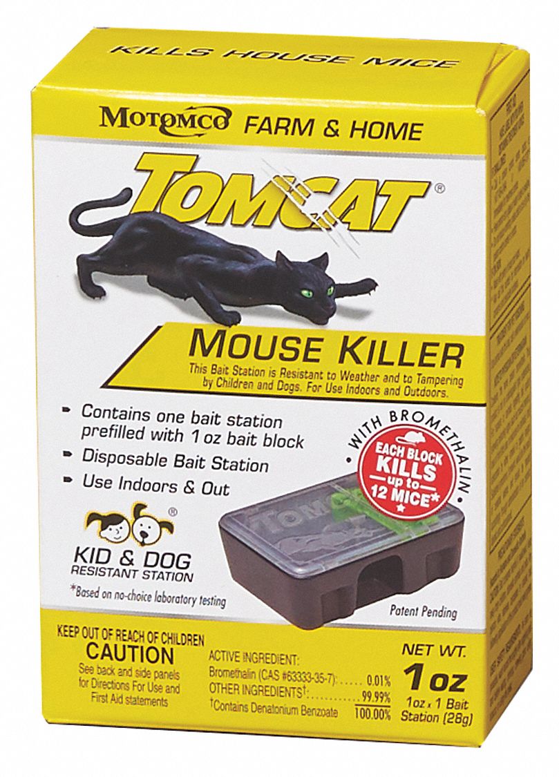 Tamper Resistant Rodent Station: Disposable, Rodent Control, Bait Box Trap, 6 in Overall Lg