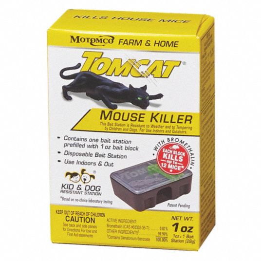 Tomcat Mouse Killer Disposable Trap bait Station Rat Mice Rodent