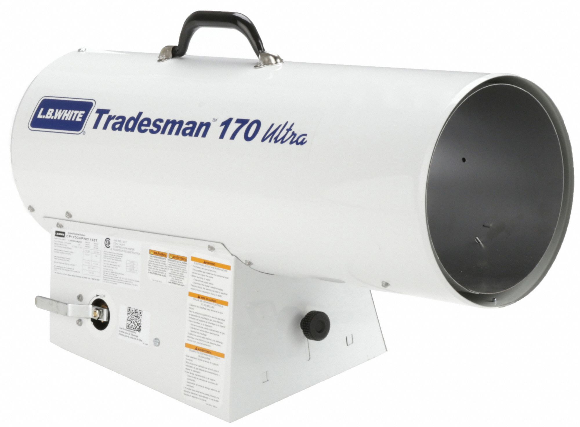 PORTABLE GAS TORPEDO HEATER, 170,000 BTUH LP ULTRA