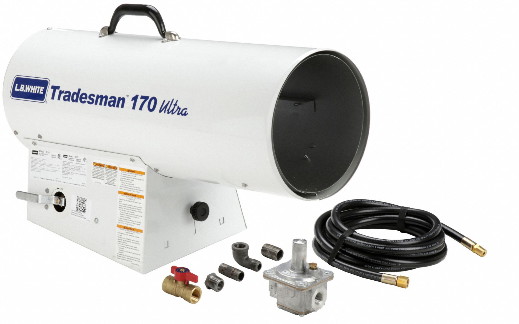 L.B. WHITE Portable Gas Torpedo Heater 155,000 BtuH Heating Capacity