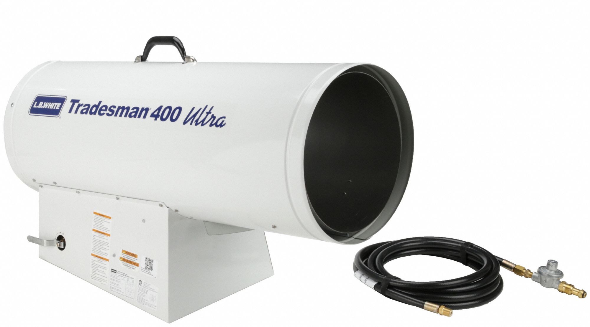 L.B. WHITE Portable Gas Torpedo Heater 400,000 BtuH Heating Capacity