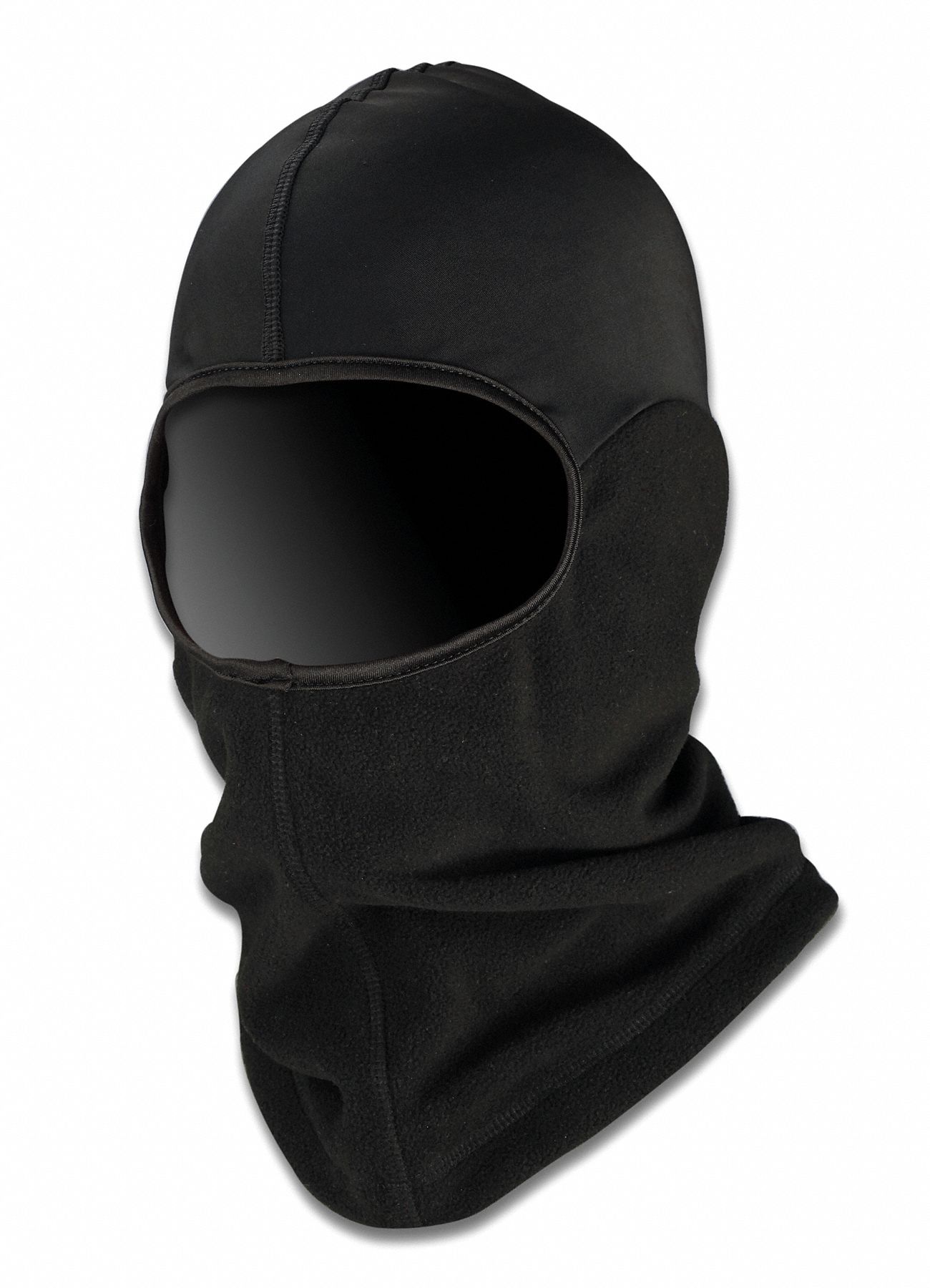 6822 BALACLAVA, BLACK, UNIVERSAL SIZE, FLEECE, SPANDEX TOP