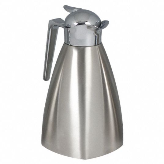 Choice 34 oz. Stainless Steel Insulated Carafe / Server