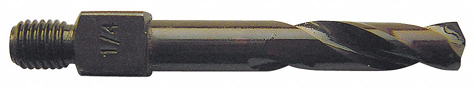 Threaded Shank Drill, 7/32", Cobalt