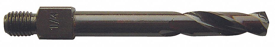 Threaded Shank Drill, 13/64", Cobalt