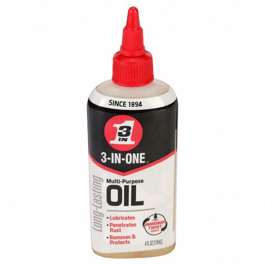 3-IN-ONE, Multipurpose Oil, 4 oz, Machine Oil - 16W826|100703 - Grainger