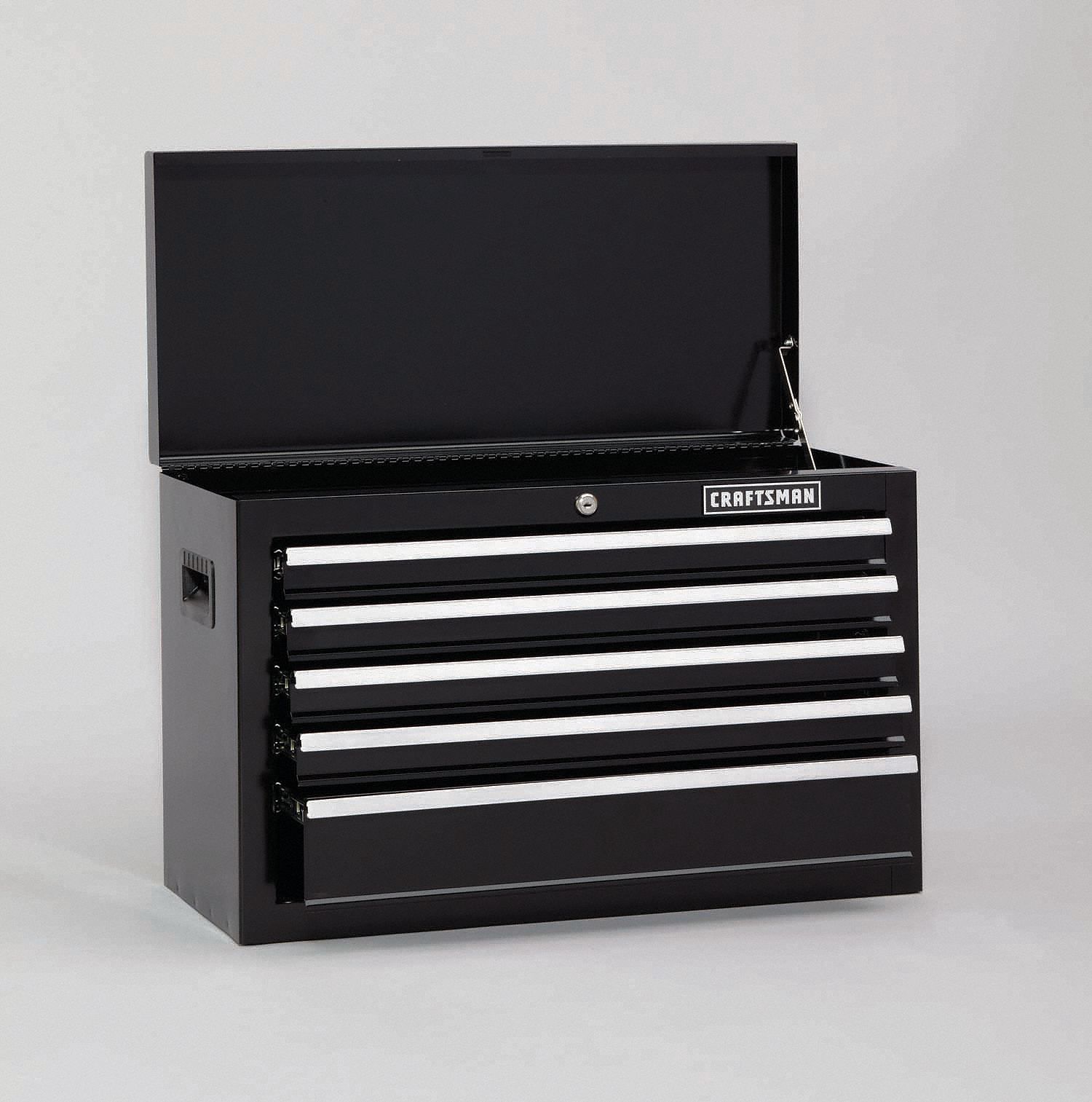 Craftsman Black Top Chest 17 1 4 H X 26 W X 12 D Number Of