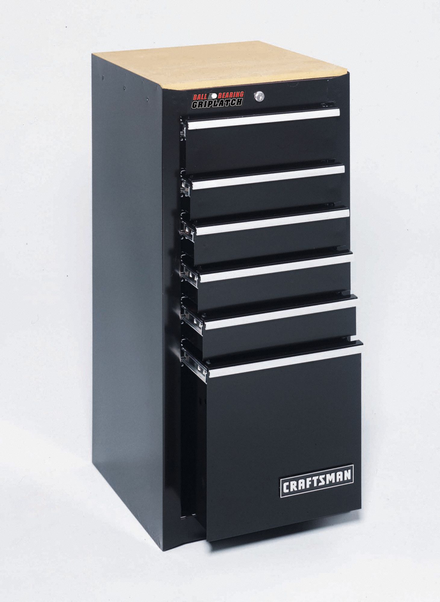 Craftsman Black Side Cabinet 35 1 4 H X 15 3 4 W X 18 X D