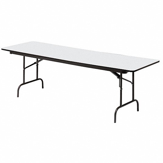 Iceberg Rectangle Folding Table 30 In, What Is The Width Of A Folding Table