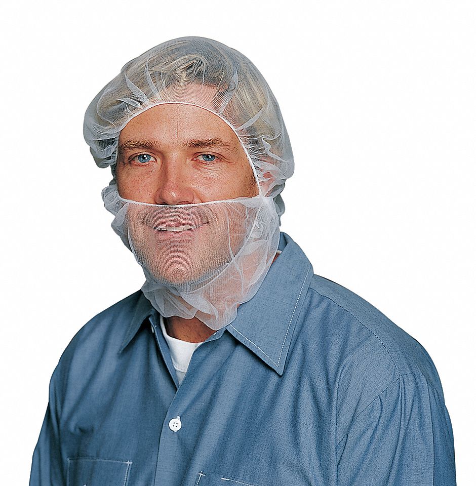 GRAINGER APPROVED HAIRNET,BLUE,UNIVERSAL,PK100 - Hairnets, Bouffants ...