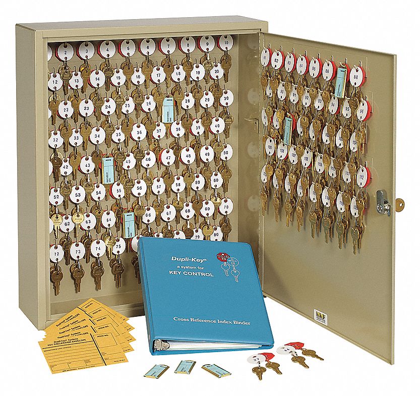 STEELMASTER KEY CABINET,90 HOOK - Key Cabinets and Replacement Tags ...