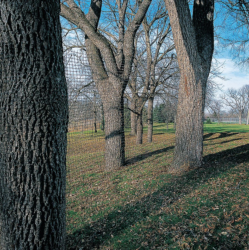 DEER FENCE,7 FT. H,100 FT. L,BLACK