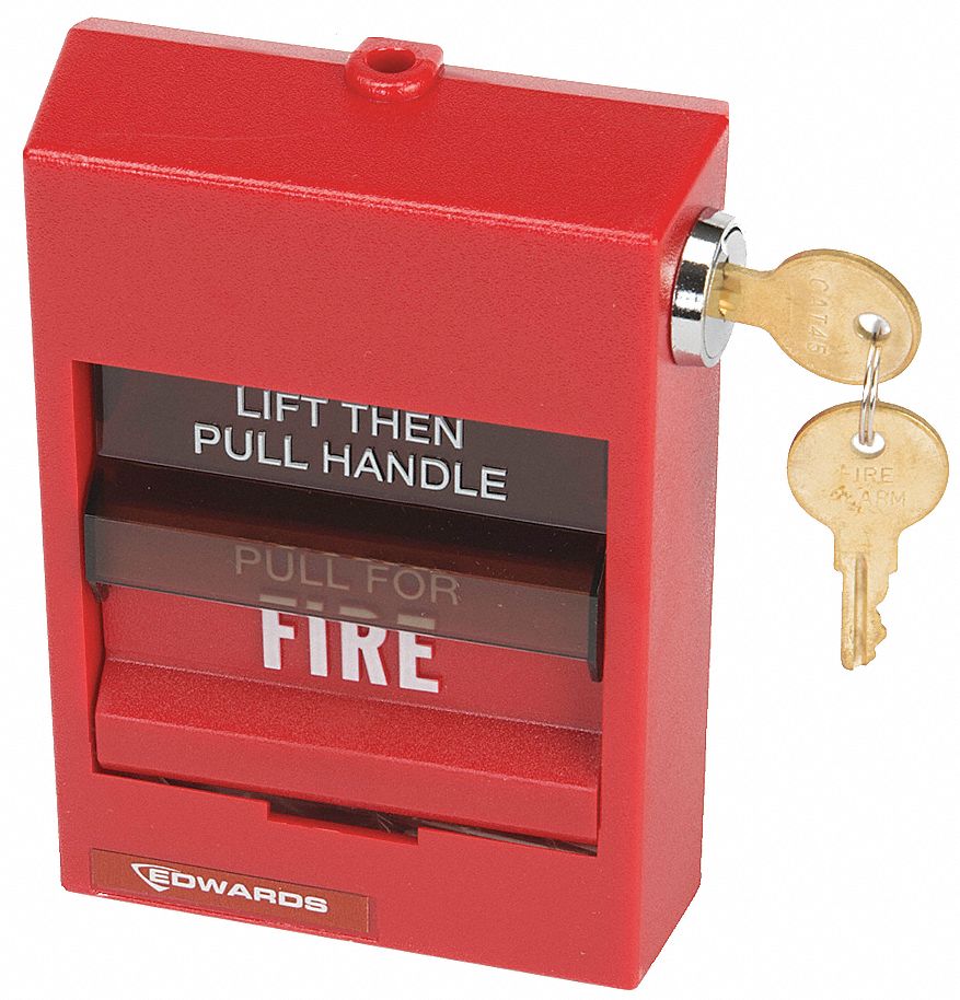 Fire Alarm Pull Station,Double Action - Grainger