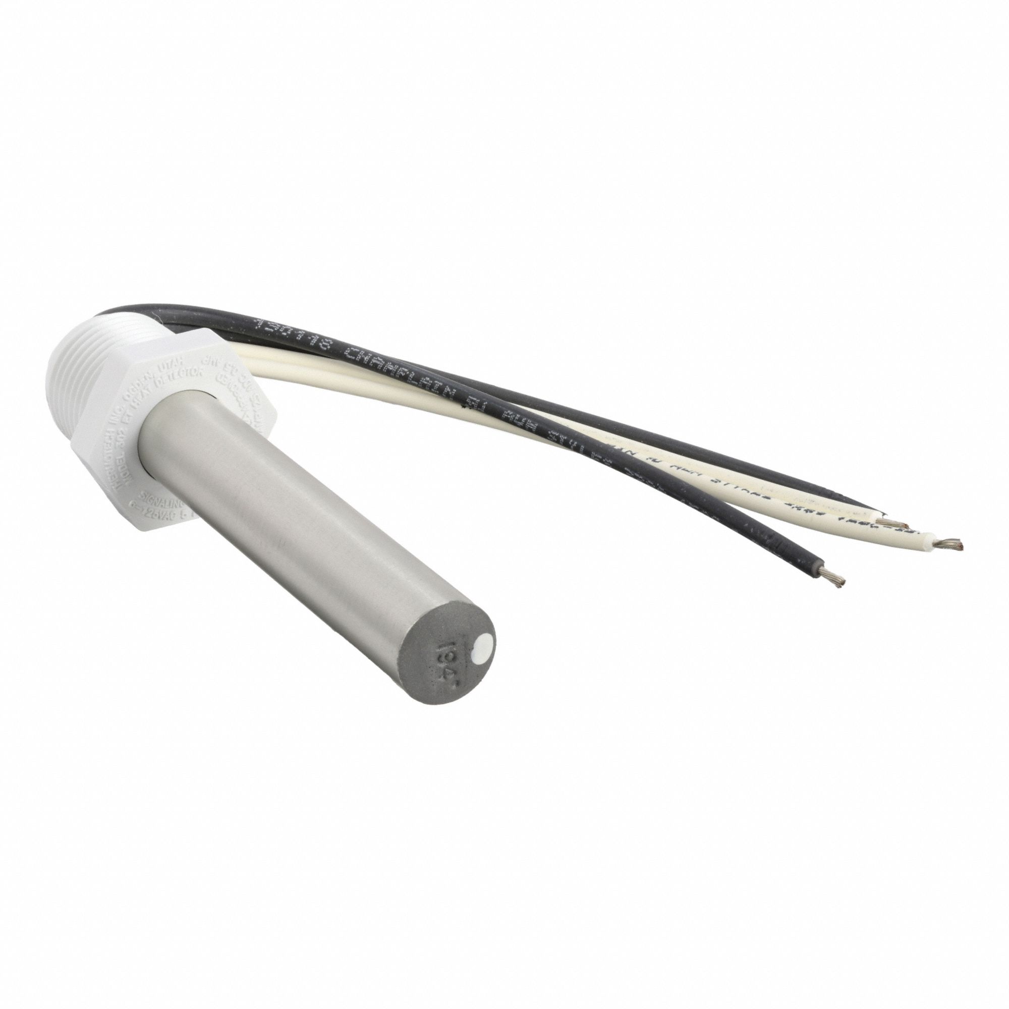 Heat Detector: 125V DC/6 to 125V AC/6 to 25V DC Volt, Surface Mount, Round, Gray