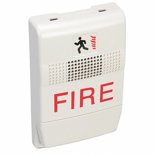 Fire Alarm Horn Logo Sign 
