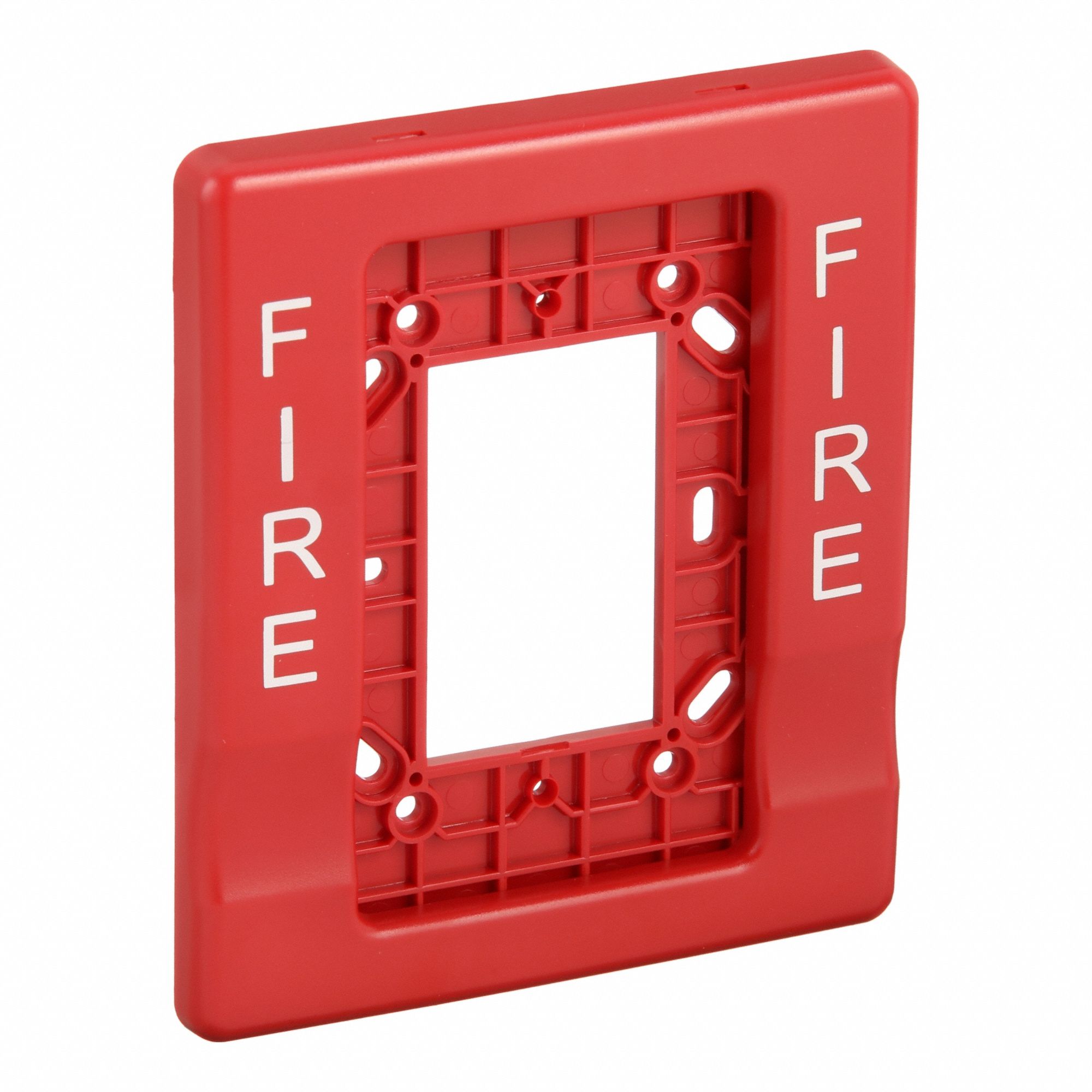 Trim: Wall, Flush Mount Mounting, 68/125 in Overall Dp, 5 7/8 in Overall Ht, Red