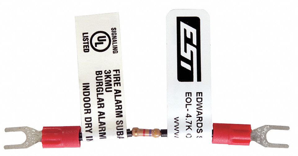 EDWARDS SIGNALING Resistor EOL,Uso con EFSC302,PQ2 Componentes para