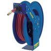 Controlled-Retraction Air or Water Spring-Return Hose Reels