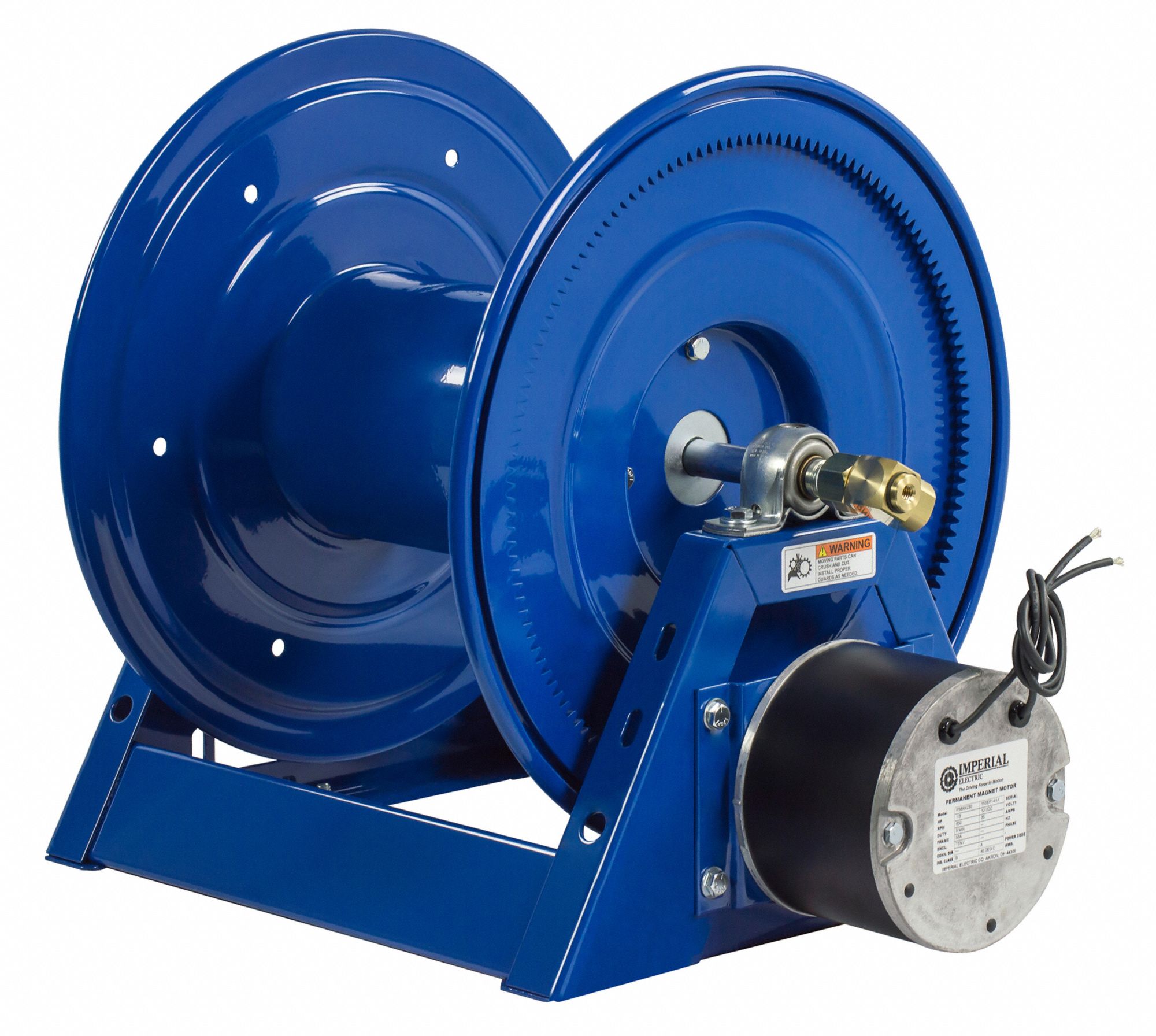 COXREELS Electric Motor Driven Hose Reel 325 ft (1/2 in I.D.), 17 5/8