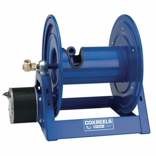 COXREELS, 200 ft (1/2 in I.D.), 17 5/8 in L x 24 in W x 19 3/4 in H,  Electric Motor Driven Hose Reel - 16X568