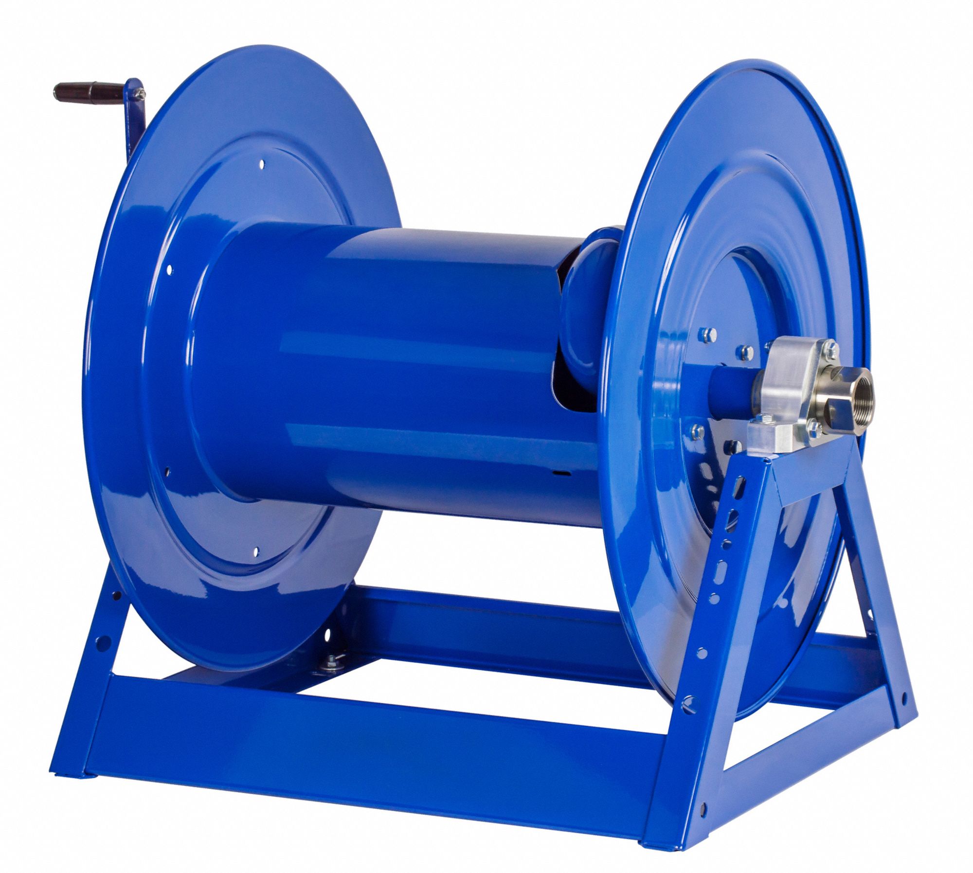 COXREELS Hand Crank Hose Reel, Hose Capacity 50 ft (1 1/2 in I.D