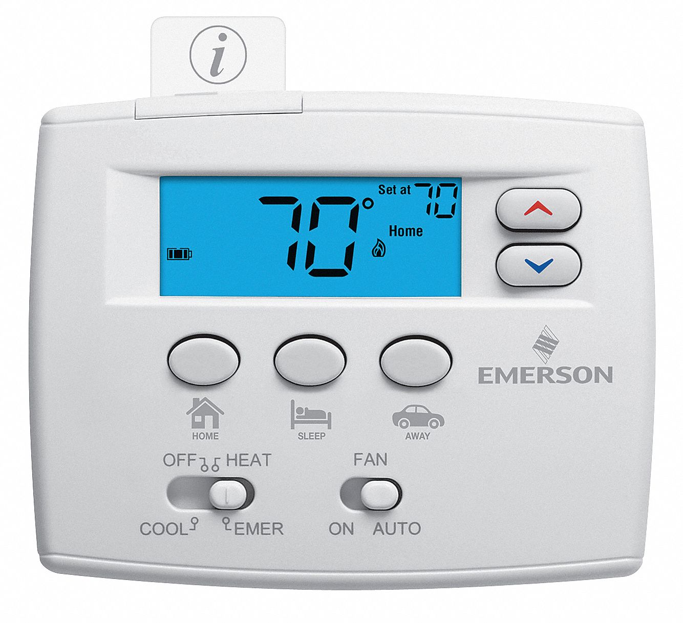 THERMOSTAT,LOW VOLTAGE,NON PROG,1H/