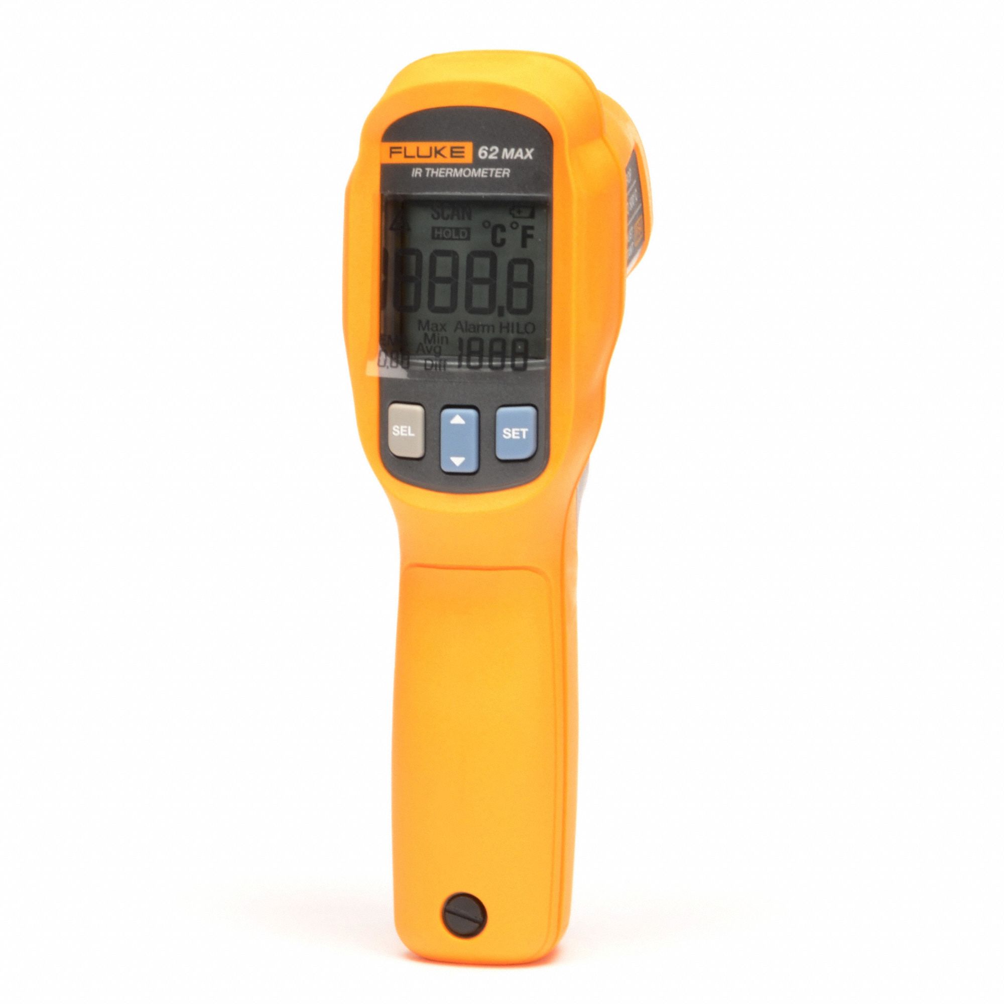 Fluke Infrared Thermometer: 32.0° F Min Op Temp, 122.0° F Max Op Temp, 0.10 to 1.00, 0.2° F Temp Resolution