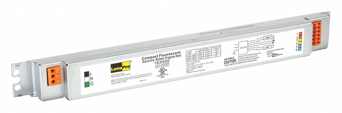 CFL BALLAST,ELECTRONIC,87W,120 TO 2