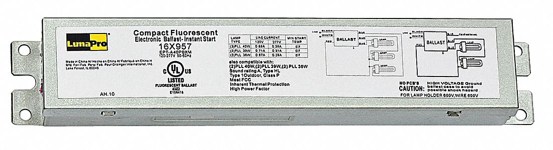 16X957 - CFL Ballast Electronic 104W 120 to 277V