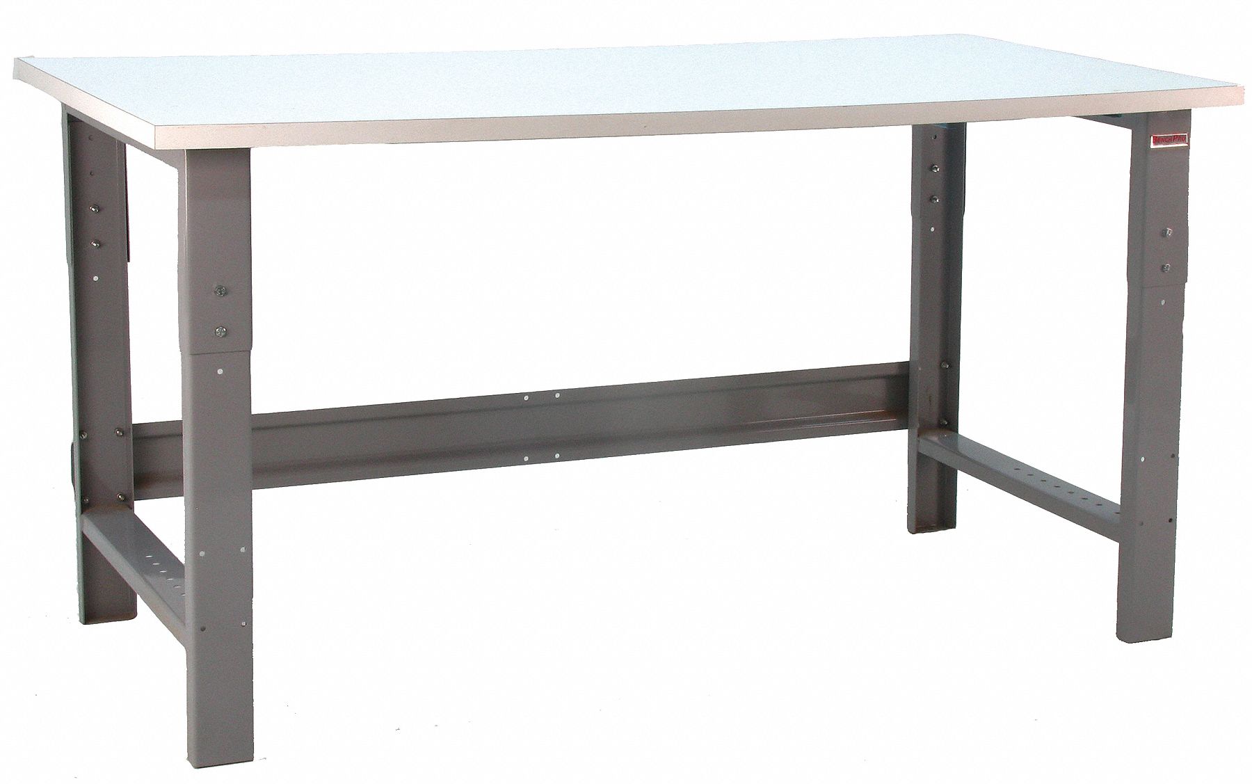 Bolted Workbench, Laminate, 36 in Depth, 30 in to 36 in Height, 72 in