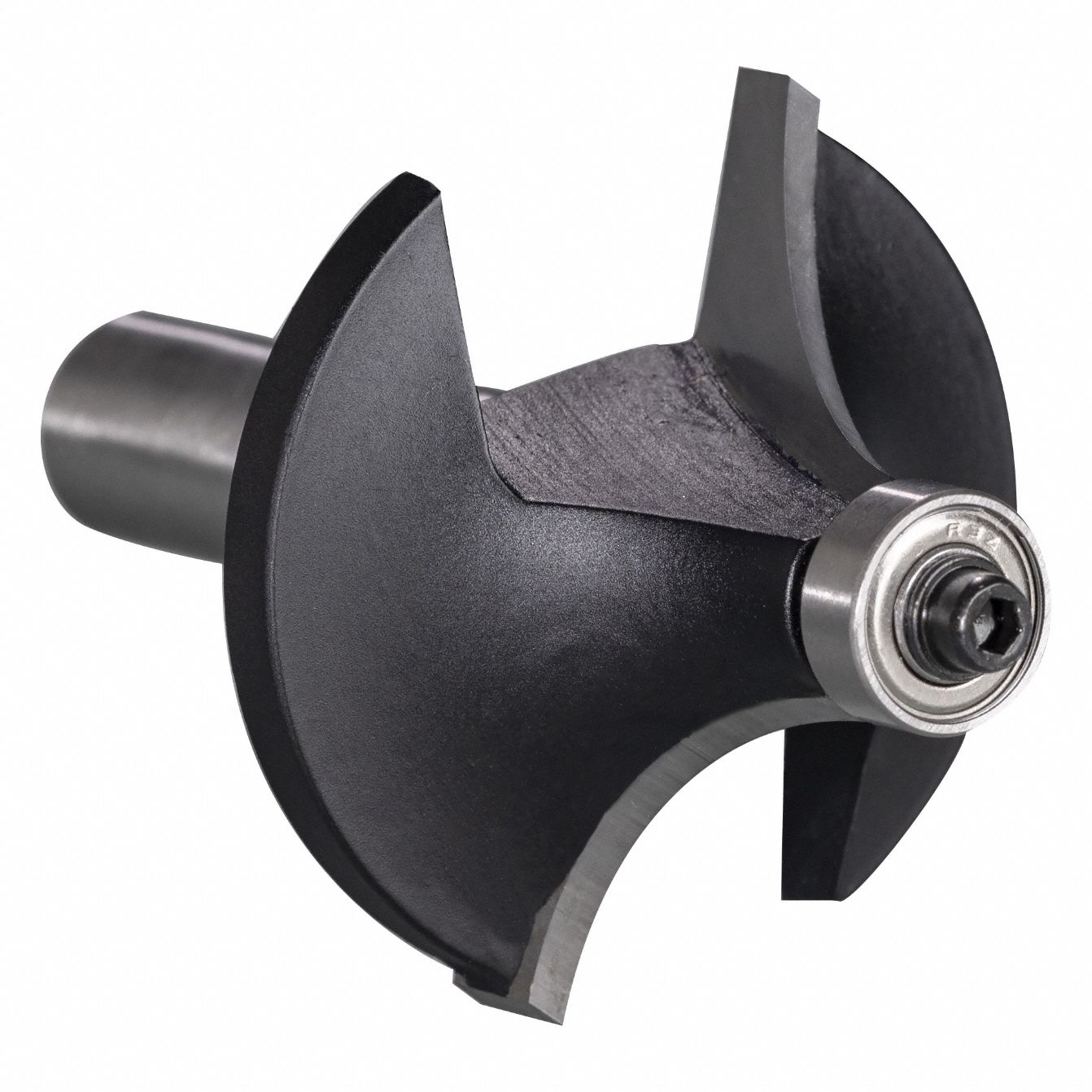 WESTWARD, Fractional Inch, Carbide Tipped, Roundover Cut Profile Router ...