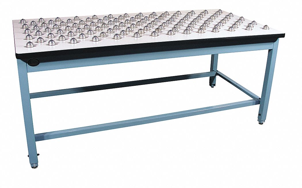 Workbench: Fixed Ht, Laminate, 72 in x 30 in, 1, 000 lb Overall Load Capacity, Blue