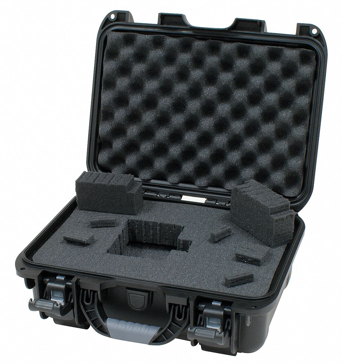 PROTECTIVE CASE, 9¼ IN X 13¾ IN X 6¼ IN INSIDE, PICK AND PLUCK, BLACK, 4 LB W