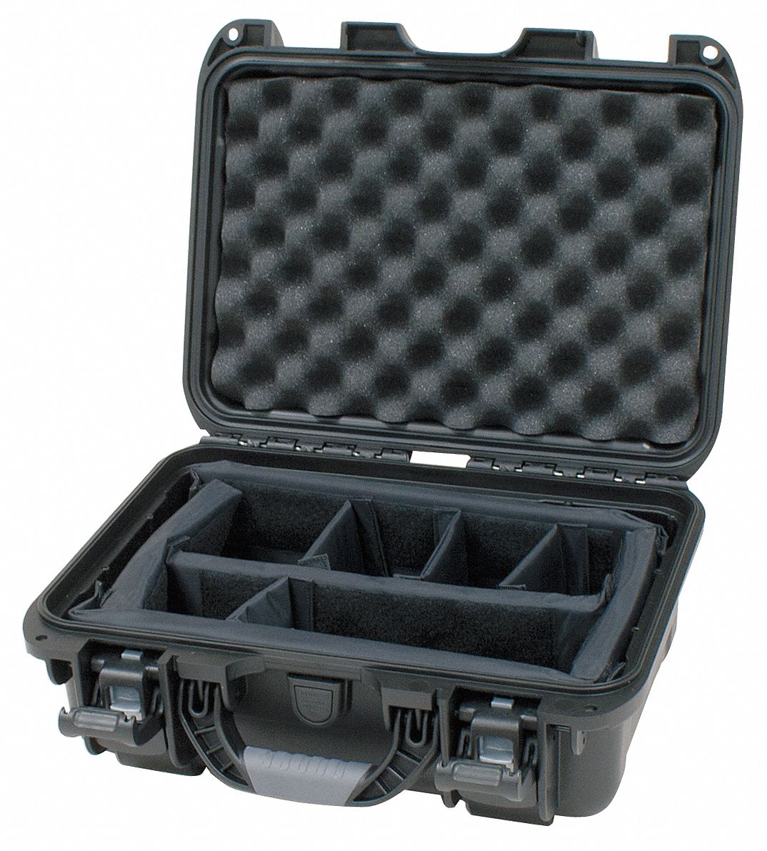 PROTECTIVE CASE, 9¼ IN X 13¾ IN X 6¼ IN INSIDE, BLACK, STATIONARY, 4 LB W