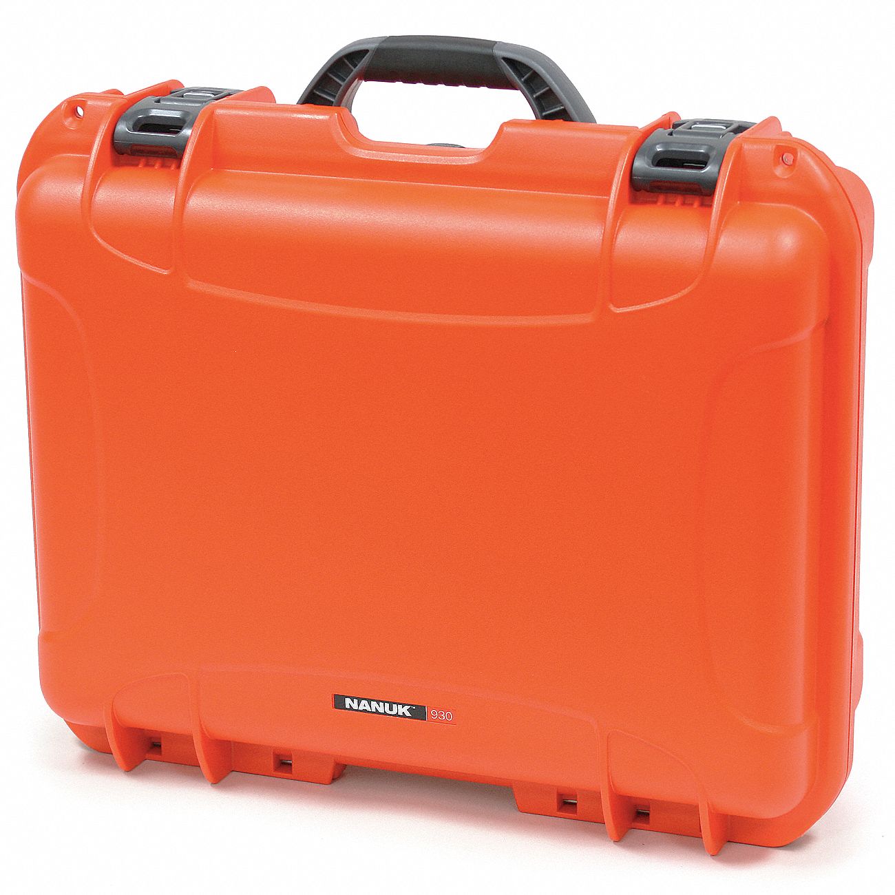 PROTECTIVE CASE, 13 IN X 18 IN X 6⅞ IN INSIDE, ORANGE, STATIONARY, NO FOAM INCLUDED