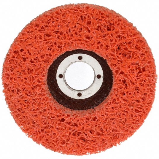 NORTON Non-Woven Depressed Center Disc: 4 1/2 in x 7/8 in, Ceramic, Extra  Coarse, Blaze Rapid Strip