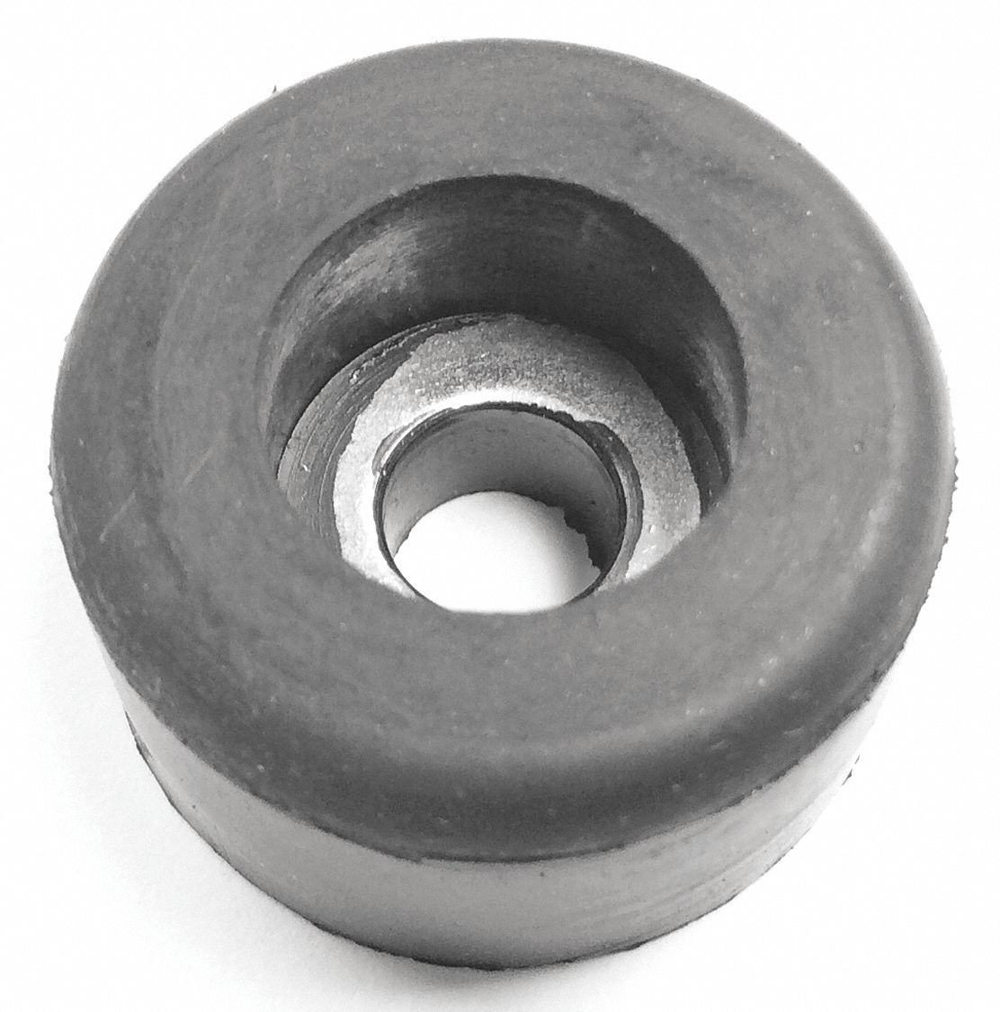 GRAINGER APPROVED Rubber, Bumper, 1 in Base Dia., 9/16 in Height, PK 10