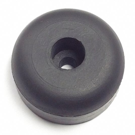 GRAINGER APPROVED Rubber, Bumper, 1 in Base Dia., 1/2 in Height, PK 10 ...