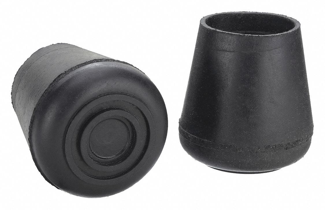 Black rubber chair online leg caps