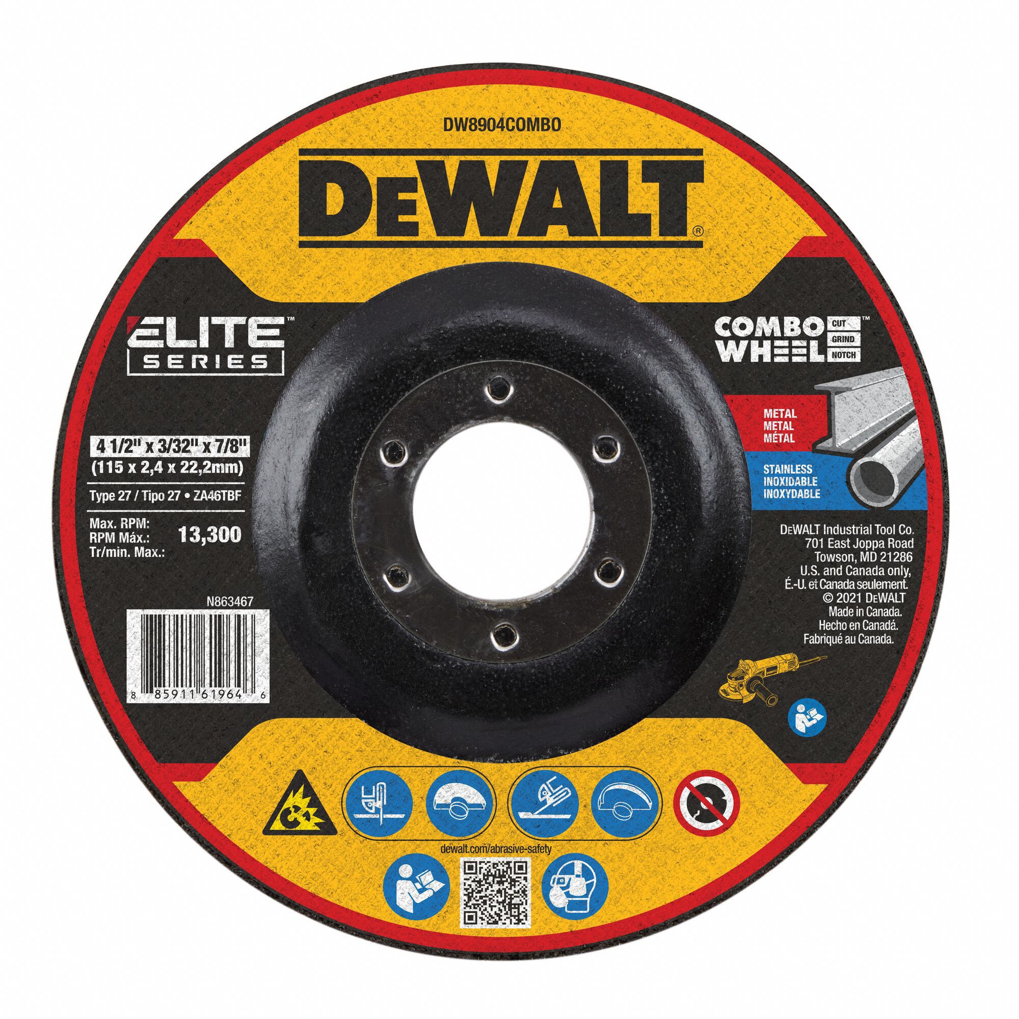 Abrasive Cut-Off/Grind Wheel Type 27