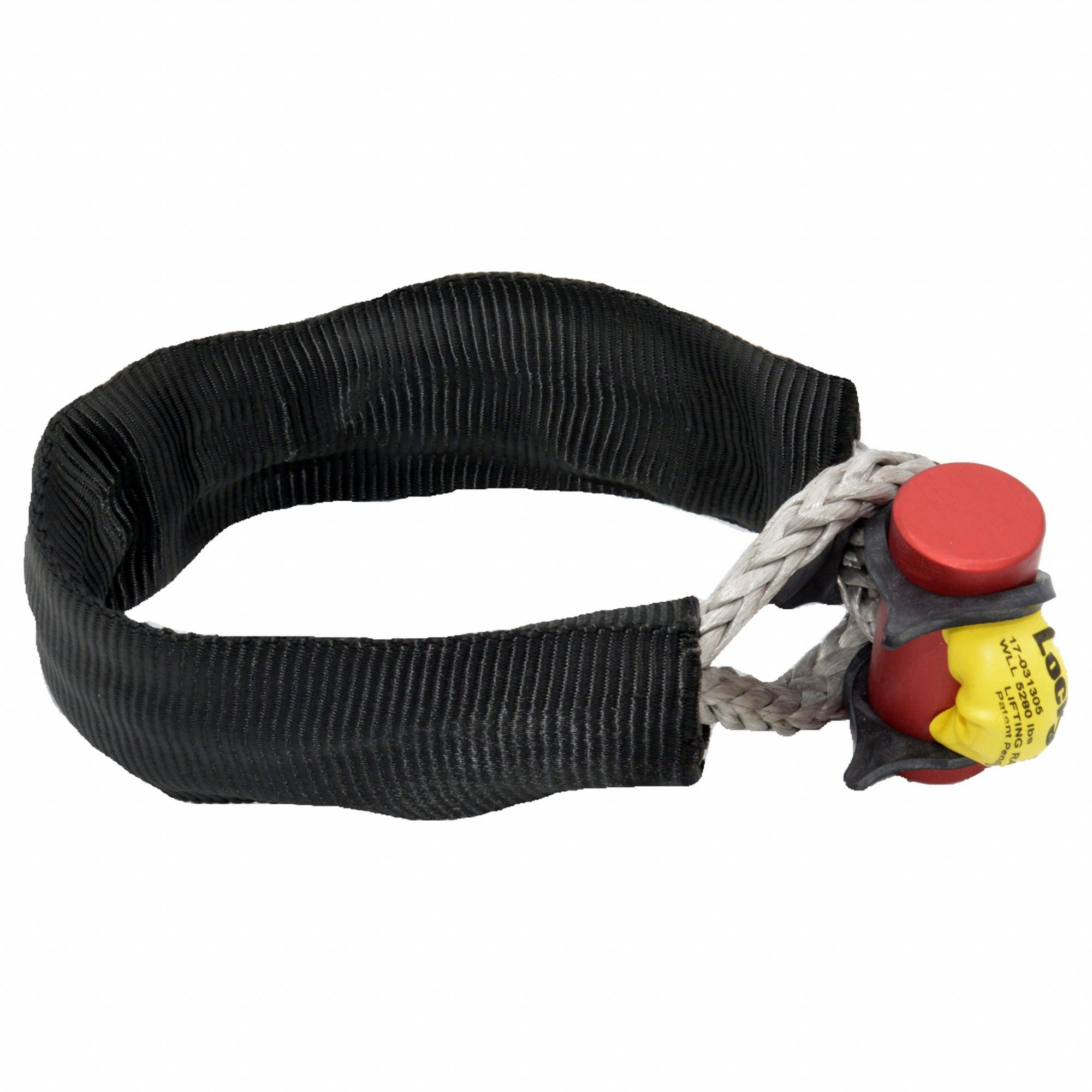 Soft Shackle: 5, 280 lb Working Load Limit, 26, 400 lbf Breaking Strength, 2 1/4 in Bar Lg