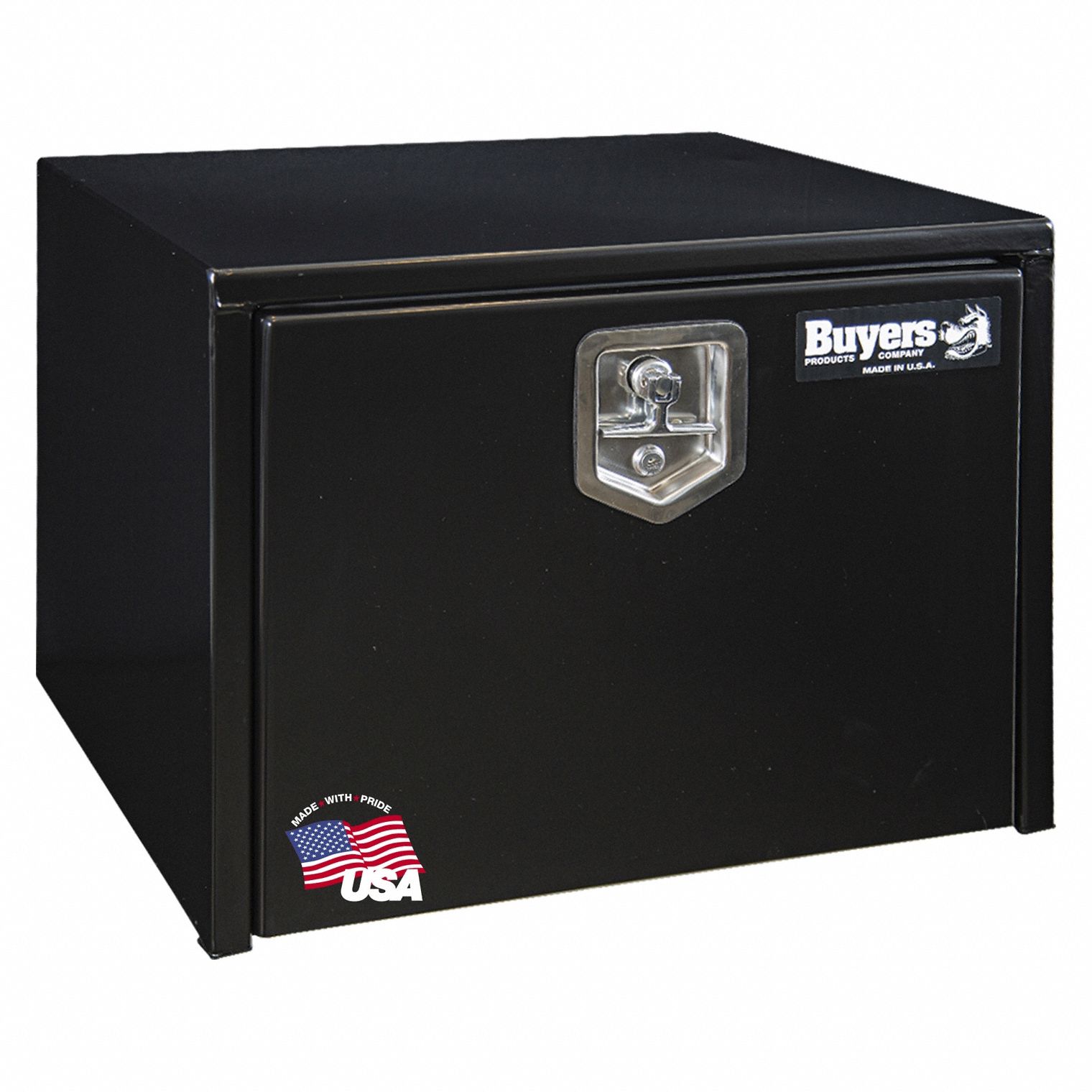 Underbody Truck Box: Underbody Truck Box, Single Drop-Down Door Door, Gloss Black