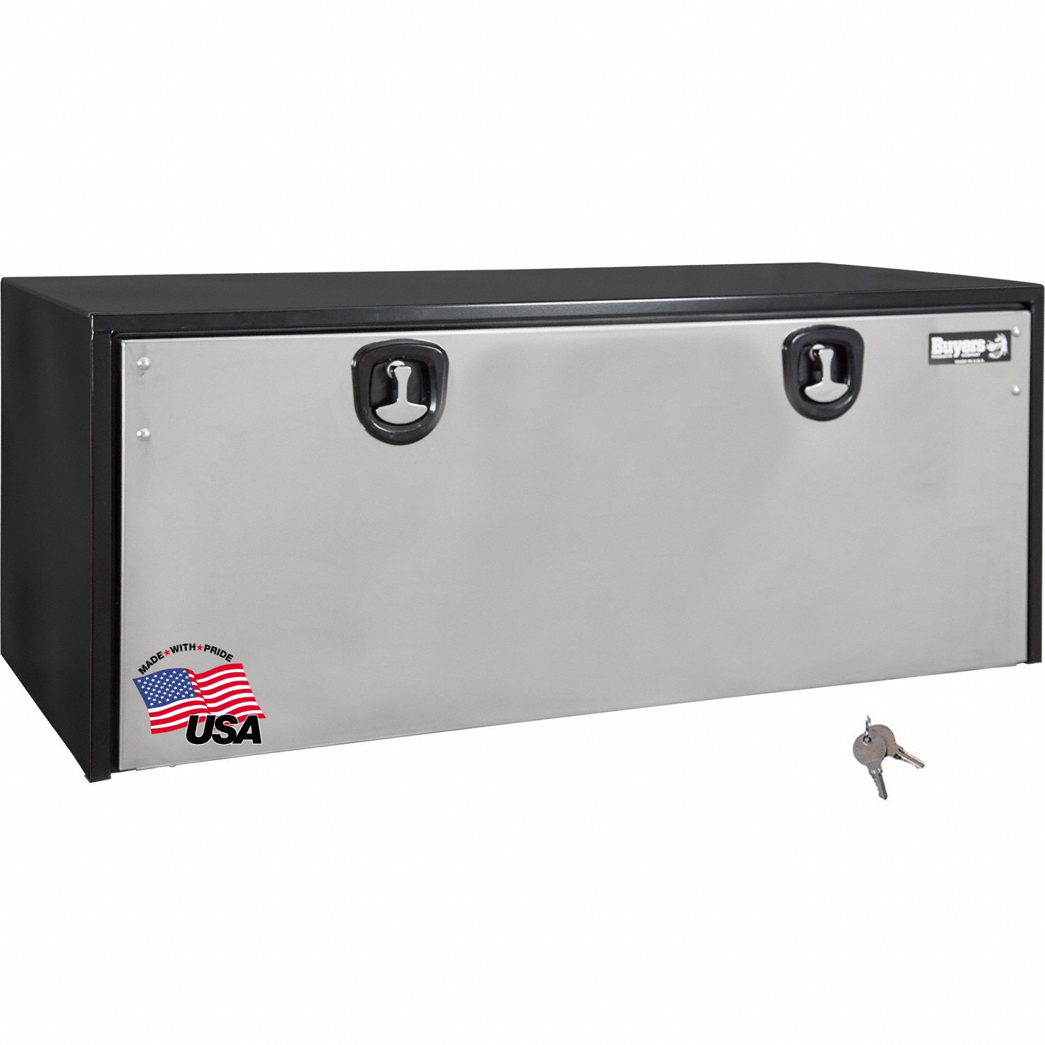 Underbody Truck Box: Underbody Truck Box, Single Drop-Down Door Door, Gloss Black