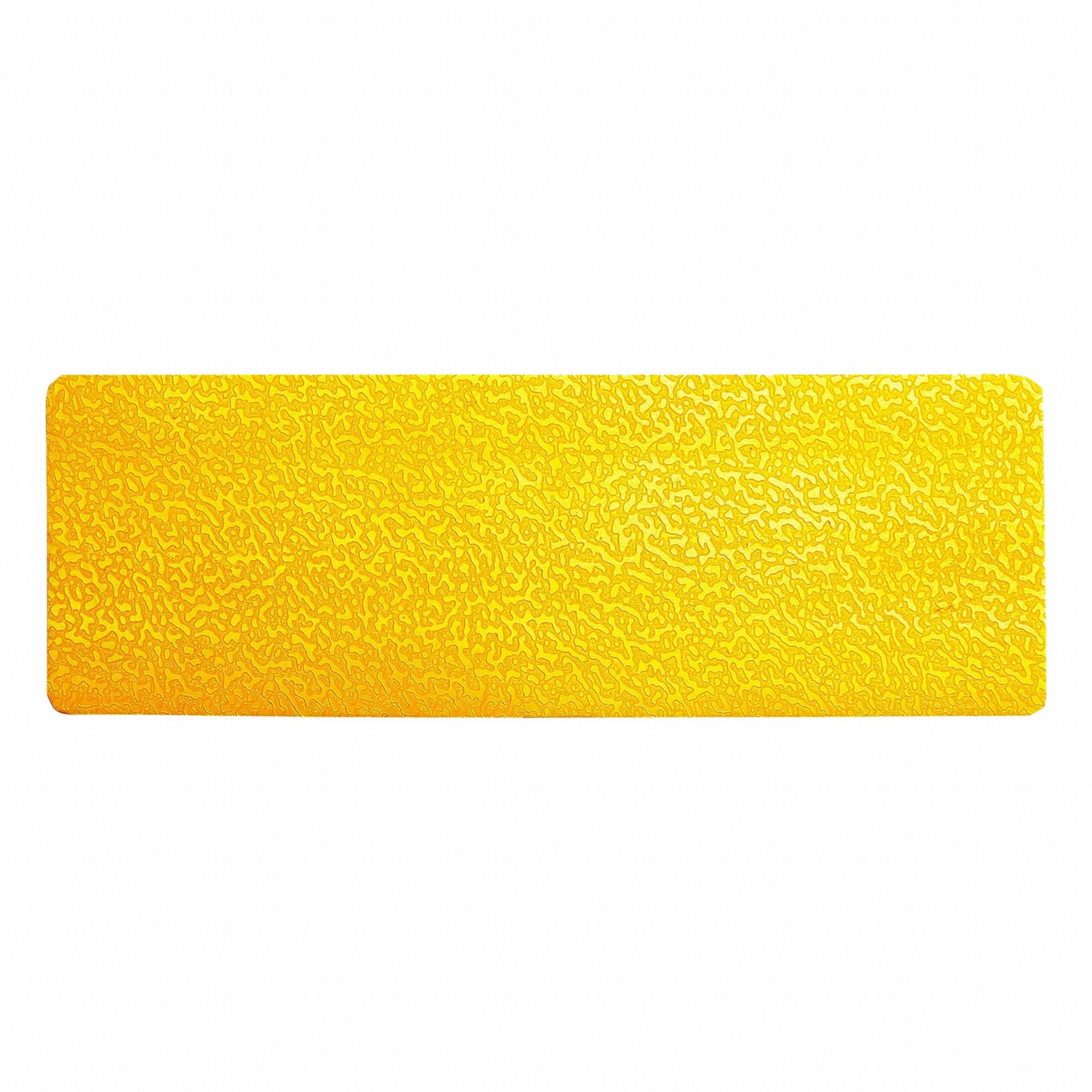 Floor Marking Stripe Shape: Rectangle, Solid, Yellow, No Legend, 2 in x 5 29/32 in, DURABLE
