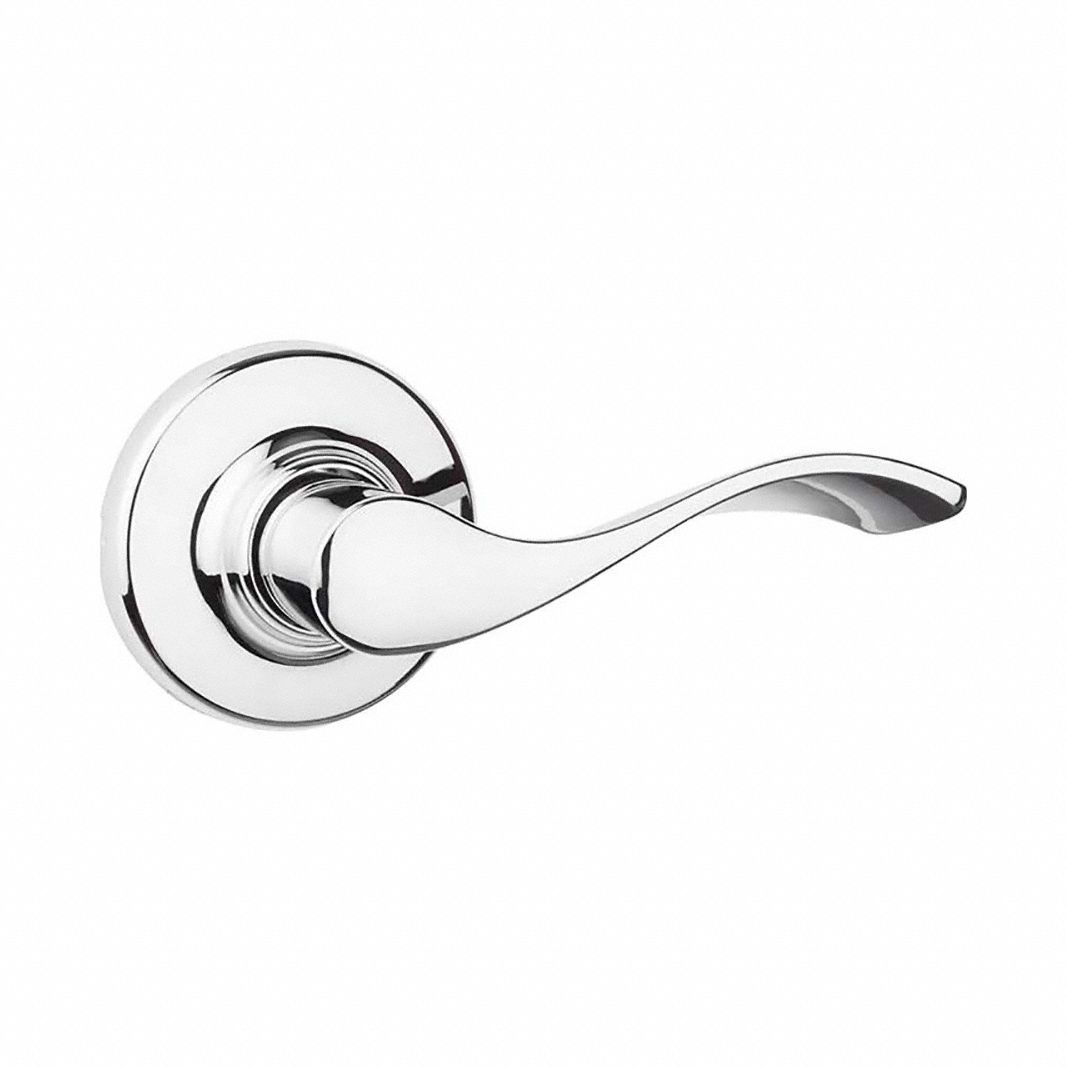 Door Lever Lockset: Passage Lever Locksets/Storeroom Lever Locksets, Chrome, ADA Compliant