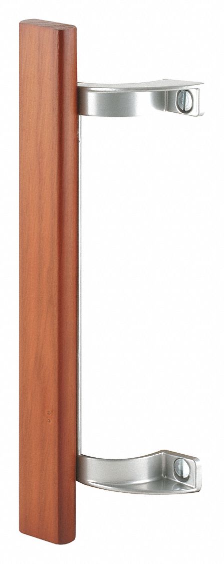 Sliding Door Lock: 2 1/2 in Lg, 2 in Wd, 9 in Ht